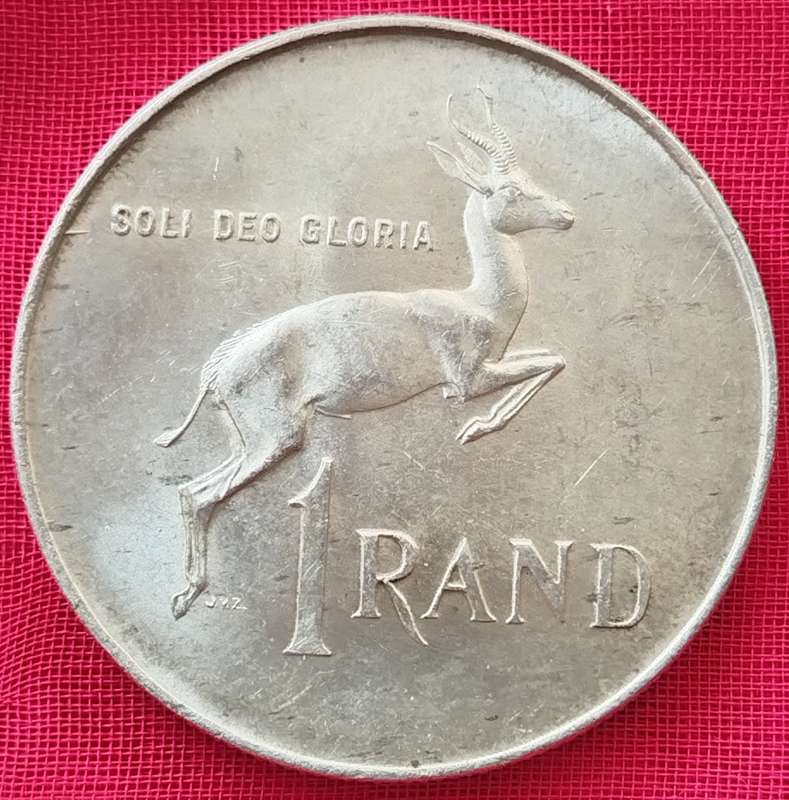 1966  SILVER   R1   COIN   (Afrikaans)       SUN17563