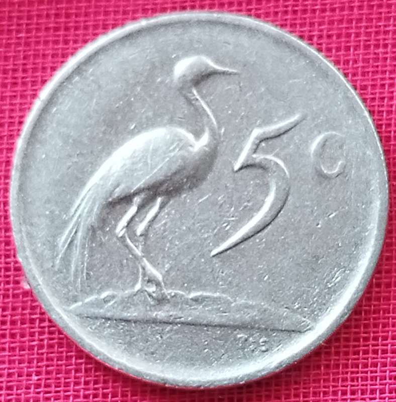 1976   5c   COIN  RSA                    SUN17567