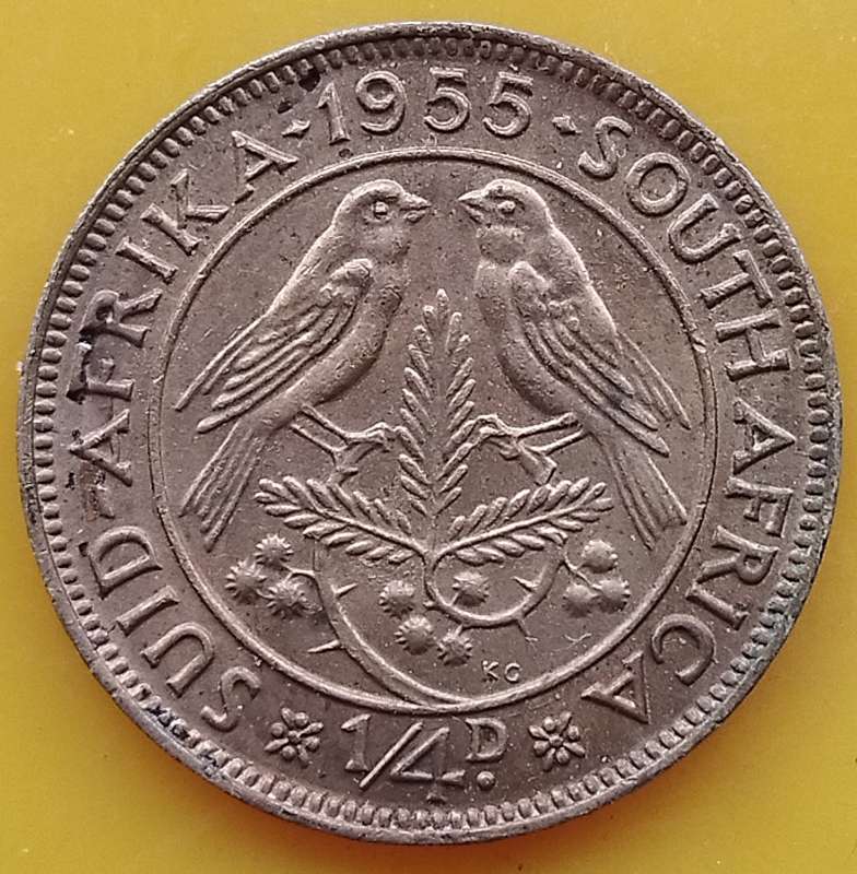 1955       QUARTER  PENNY  COIN        SA                       SUN17569
