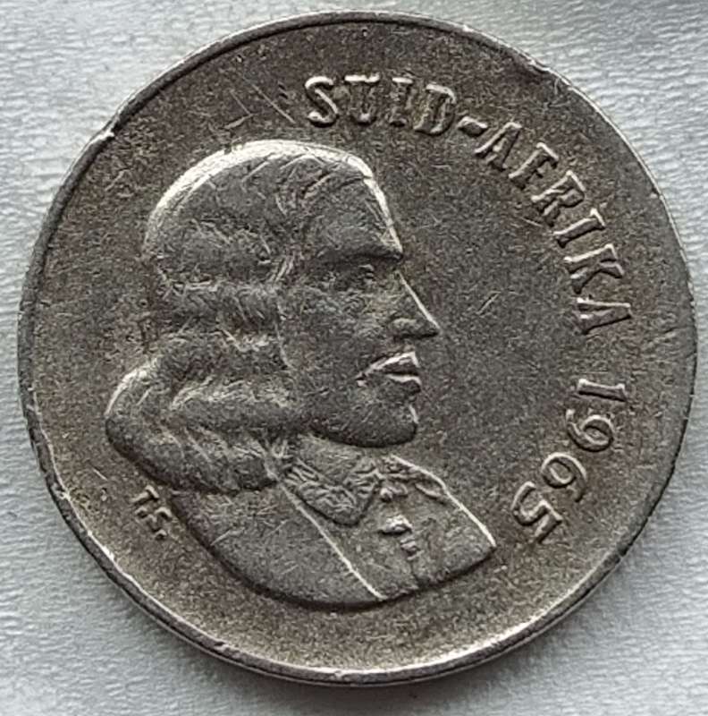 1965   5c   COIN   (Afrikaans)       SUN17580