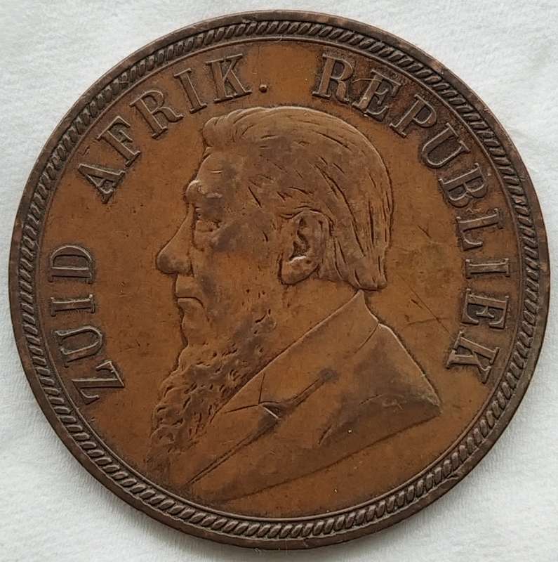 1894   PENNY    ZAR  ( SCARCE  10769 MINTED )                SUN17582