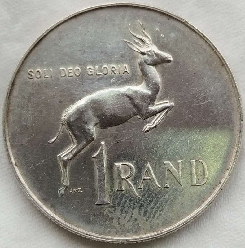 1966  SILVER   R1   COIN   (Afrikaans)       SUN17594