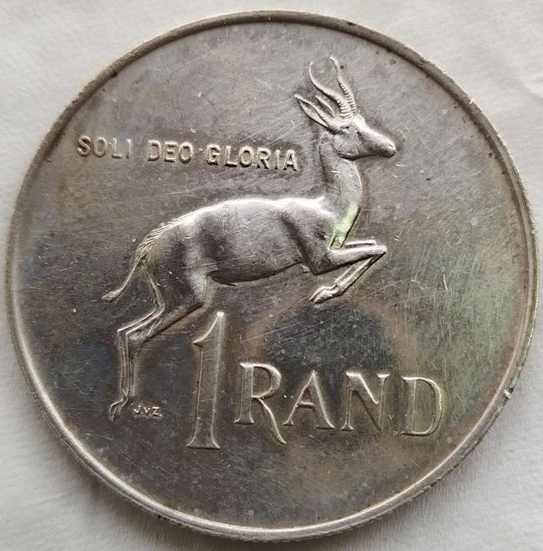 1967  SILVER   R1   COIN   (Afrikaans)       SUN17597