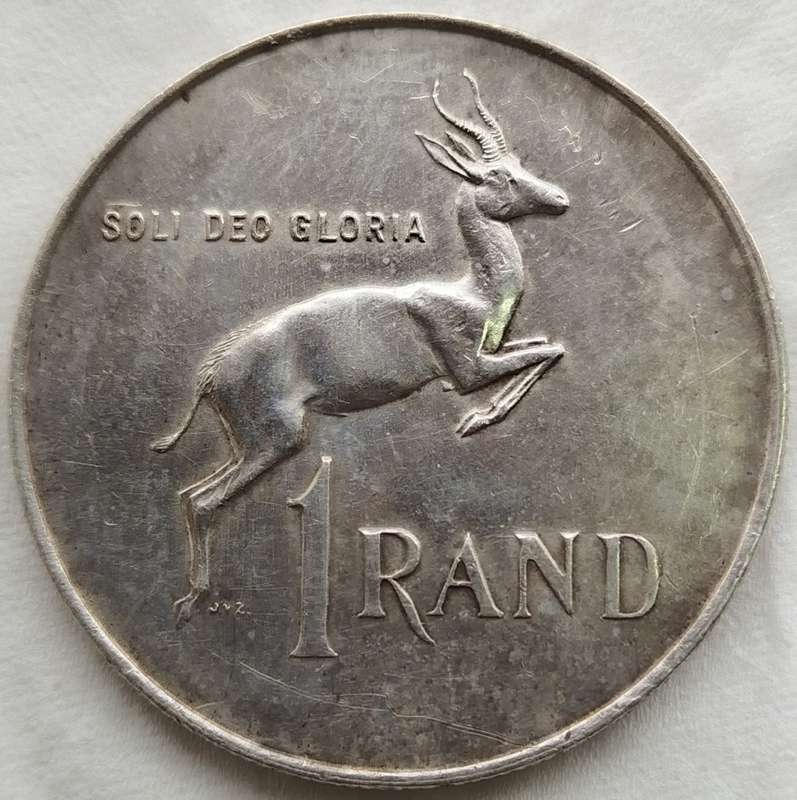 1966  SILVER   R1   COIN   (Afrikaans)       SUN17598