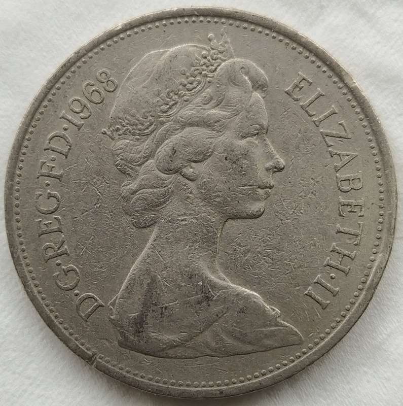 1968 -   10  New Pence Coin      United Kingdom         SUN17599