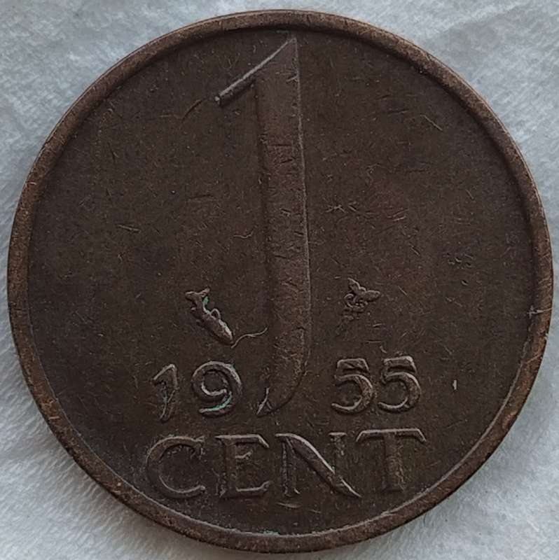 1955       1 Cent      Netherlands          SUN17619
