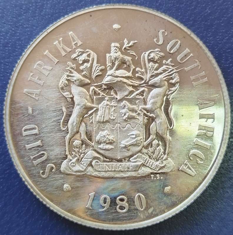 1980  SILVER   R1   COIN         RSA          17626