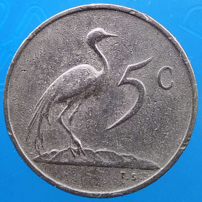 1982   5c   Coin        RSA        SUN17647
