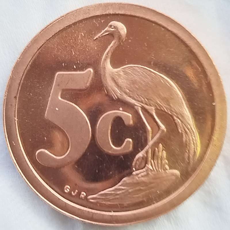1990   5c   Coin                SUN17651