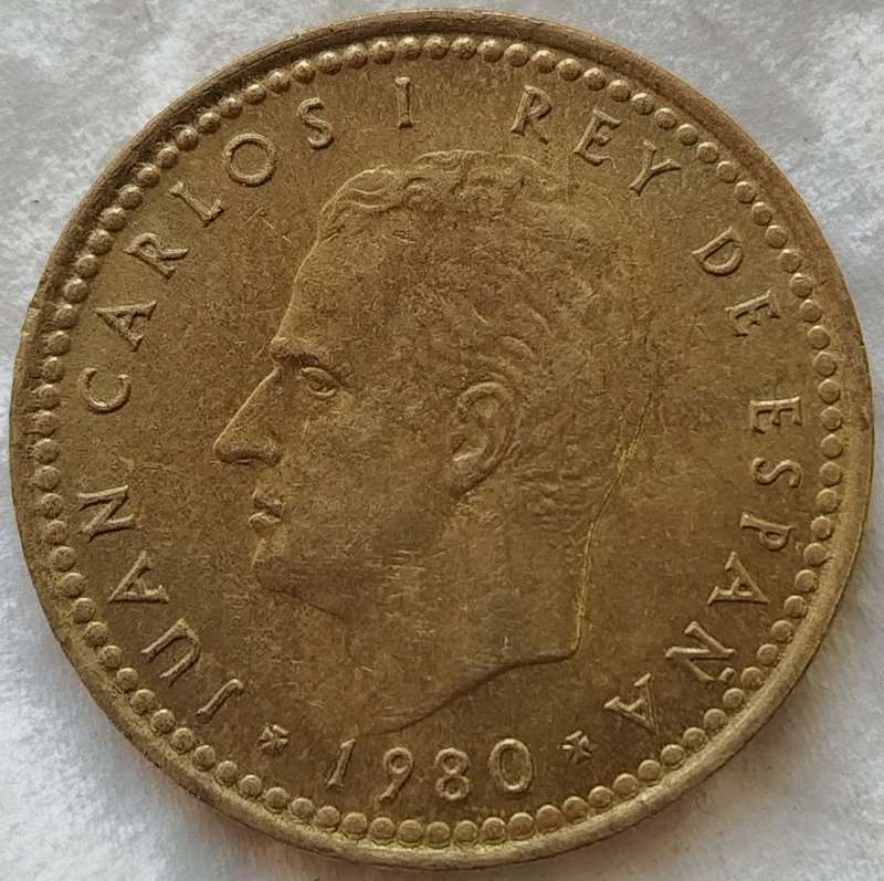 1980   1 Peseta Coin       Spain         SUN17662