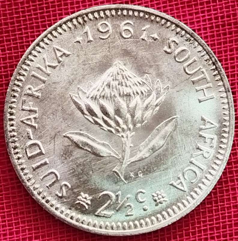 1961  2 1/2 Cent  Coin   SILVER   0.500             SUN17668
