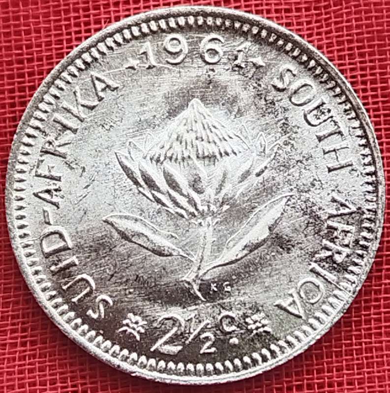 1961  2 1/2 Cent  Coin   SILVER   0.500             SUN17676