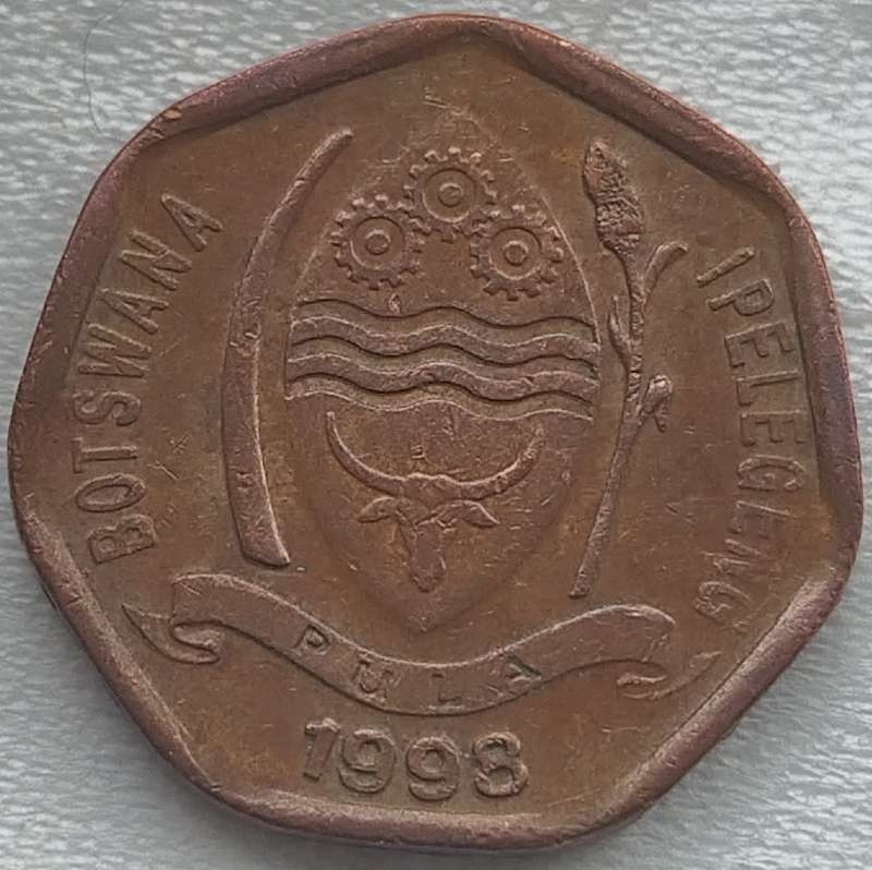 1998   5 THEBE COIN       BOTSWANA                       SUN17681