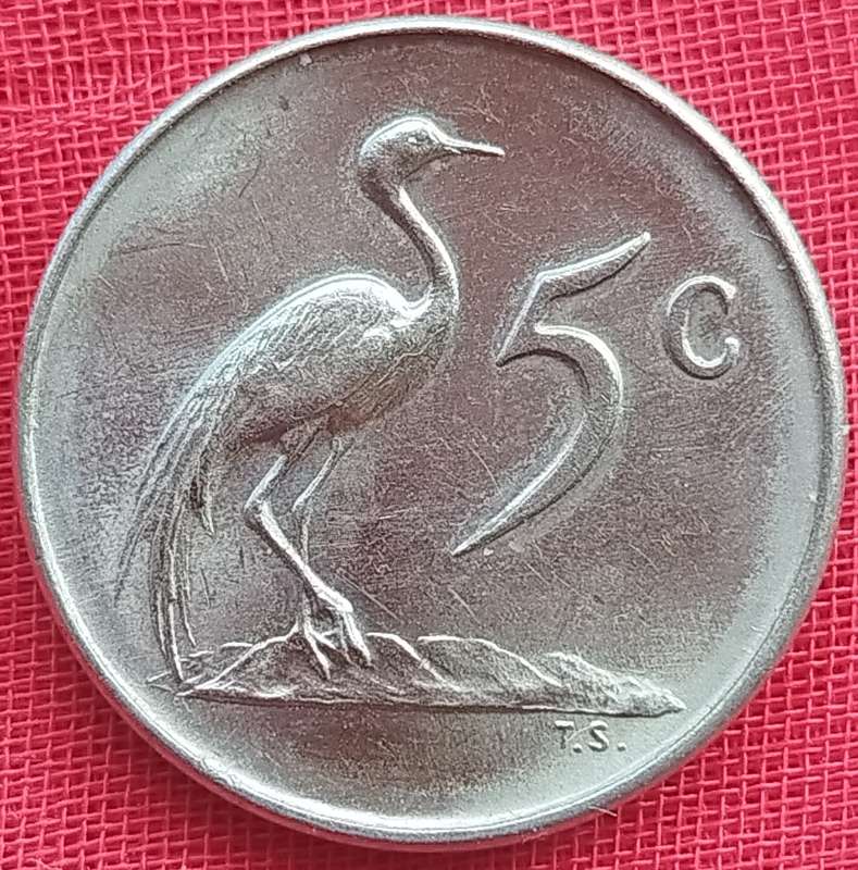 1965   5c   COIN   (Afrikaans)       SUN17686