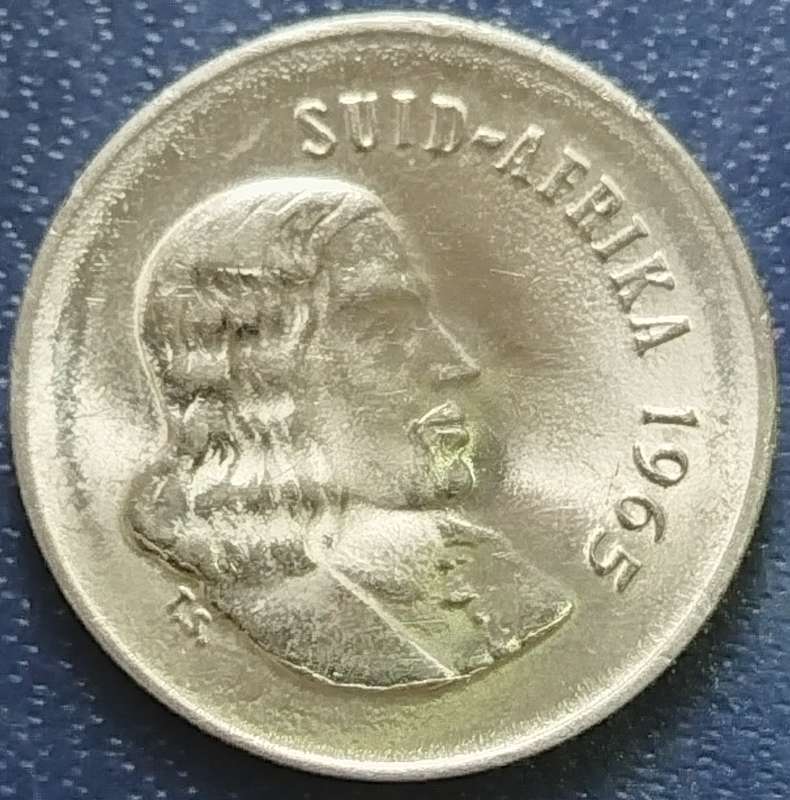 1965   5c   COIN   (Afrikaans)       SUN17695
