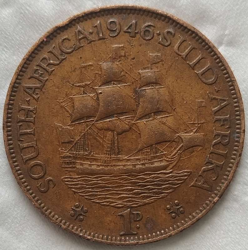 1946     PENNY  COIN        SA                       SUN17696