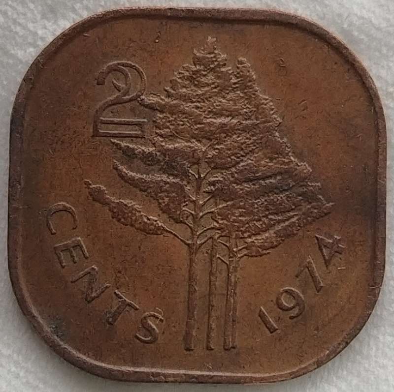1974   2 CENTS   COIN       SWAZILAND                      SUN17704