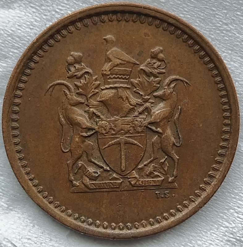 1976     ONE Cents  COIN       Rhodesia               SUN17733