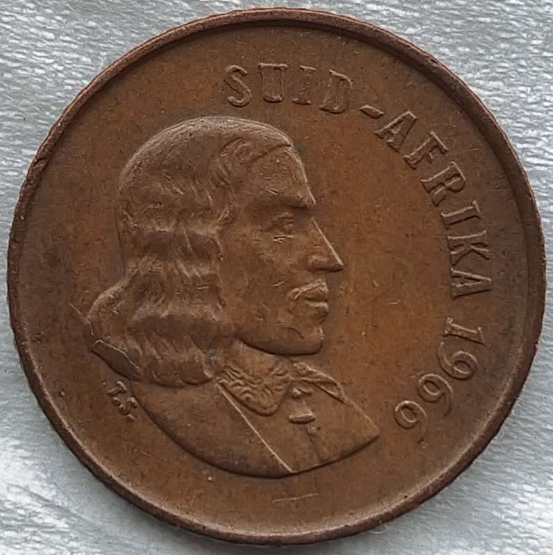 1966   1c   COIN   (Afrikaans)       SUN17734