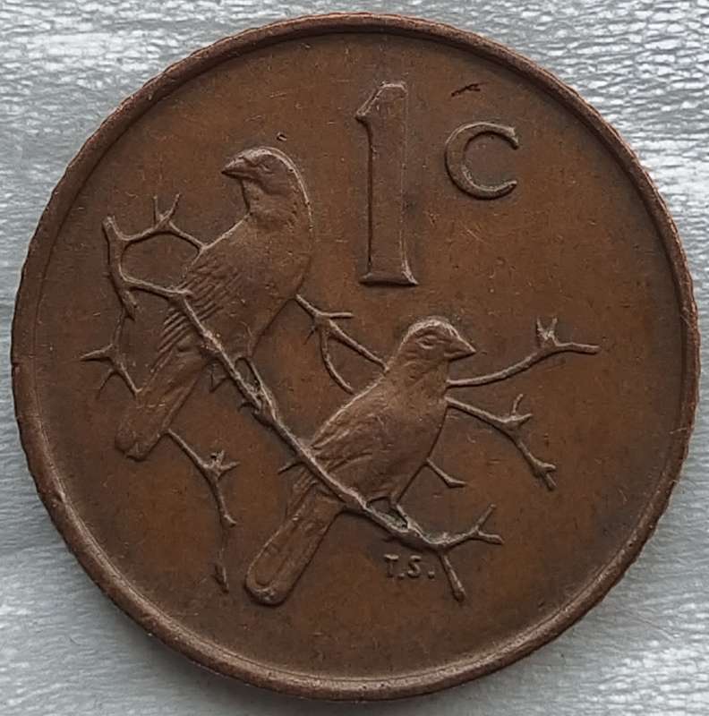 1966   1c   COIN   (Afrikaans)       SUN17734