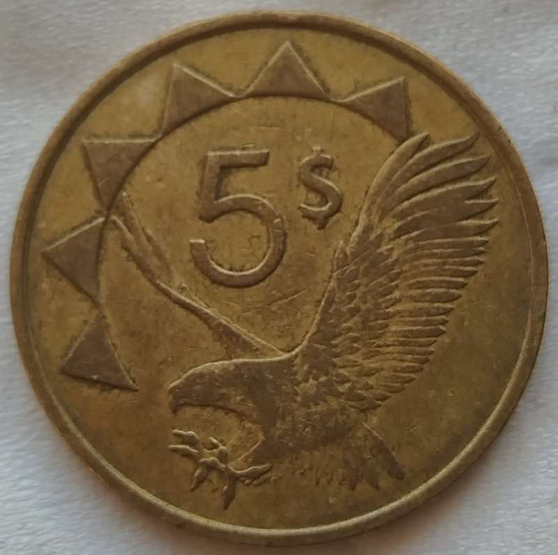 1993    5 Dollar     Namibia       SUN17742