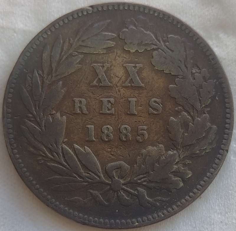 1885   20 Réis - Luíz I   Coin       Portugal        SUN17746