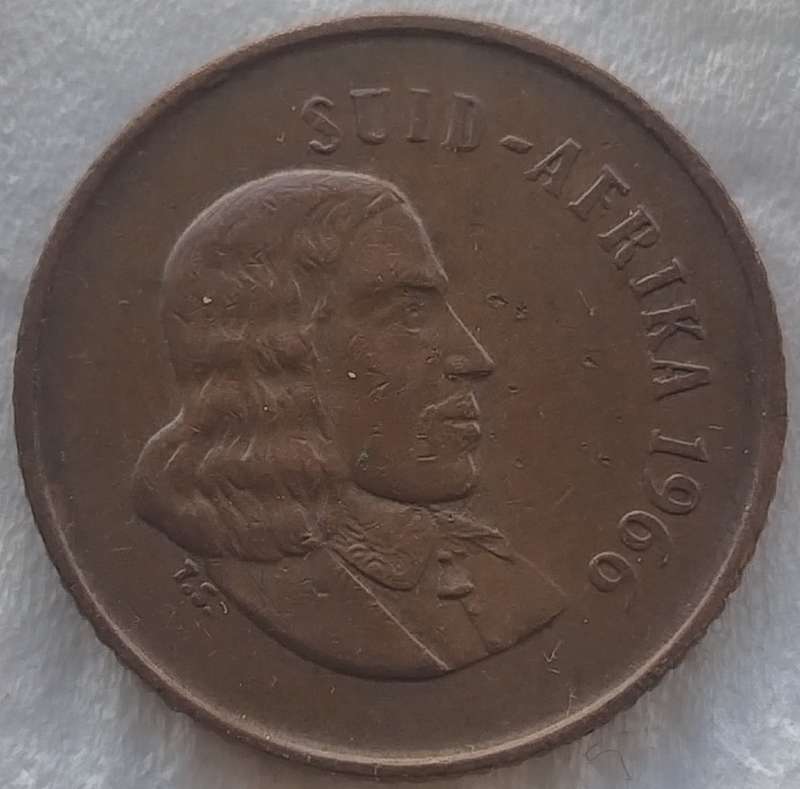 1966   1c   COIN   (Afrikaans)       SUN17748