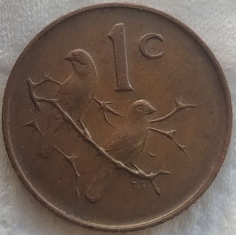 1966   1c   COIN   (Afrikaans)       SUN17748