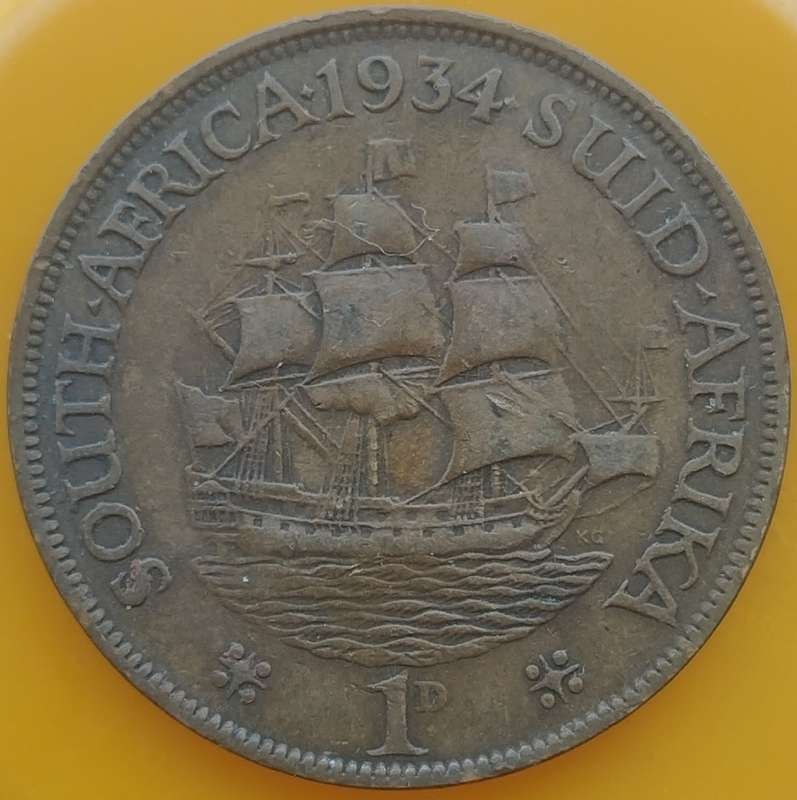 1934     PENNY  COIN        SA                       SUN17758