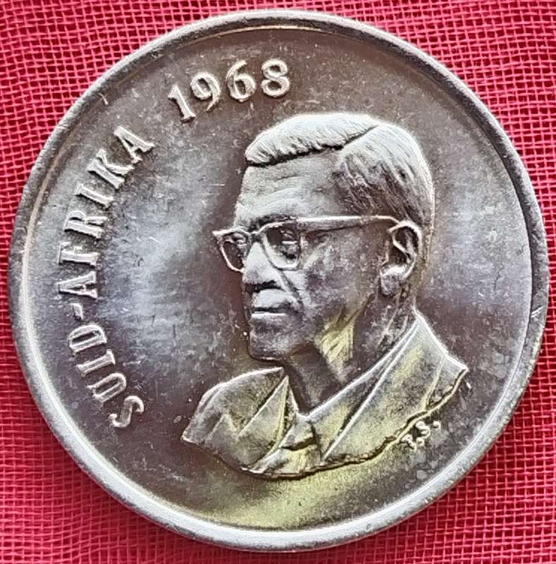 1968   20c   COIN   (Afrikaans)       SUN17780