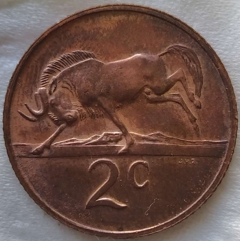 1968   2c   COIN   (Afrikaans)       SUN17785