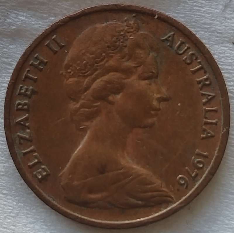 1976      1 cent -       AUSTRALIA          SUN17786