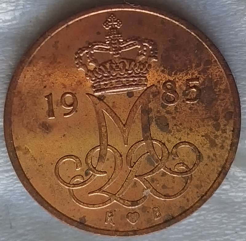 1985     5 Øre - Margrethe II   COIN       Denmark         SUN17796