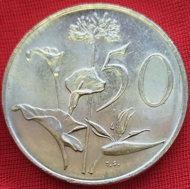 1989    50c    COIN     RSA             17806