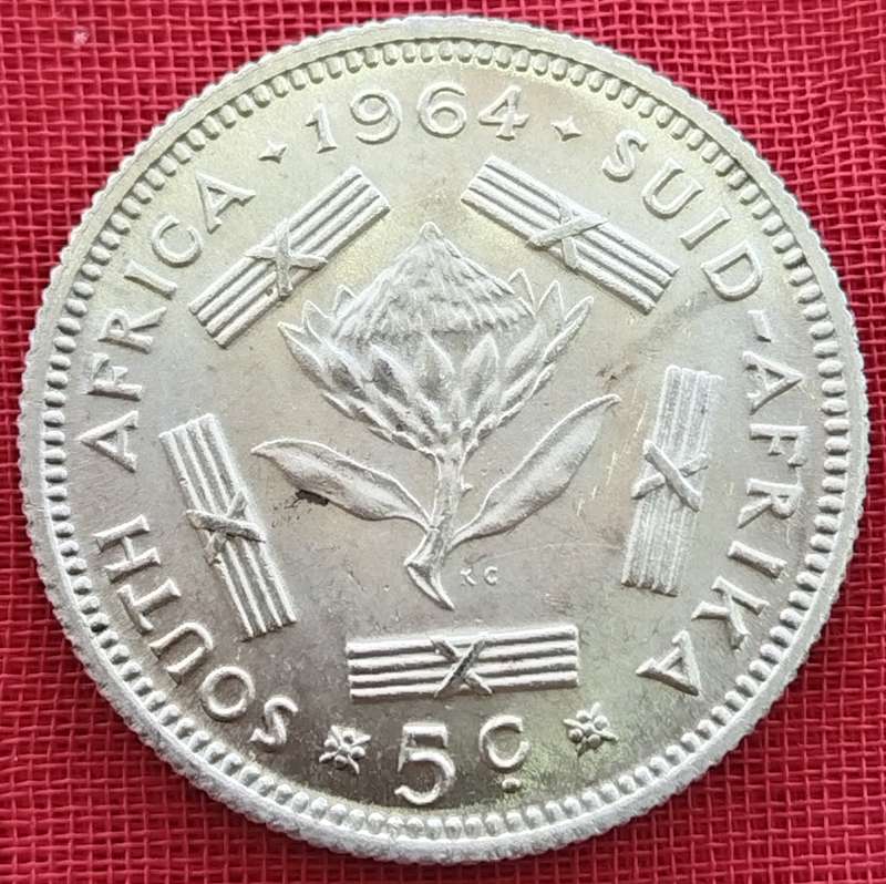 1964   5c   Coin        (Silver 50%)        SUN17812