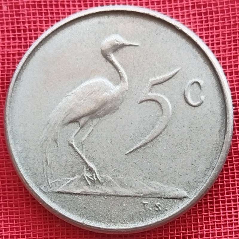 1965   5c   COIN   (Afrikaans)       SUN17817