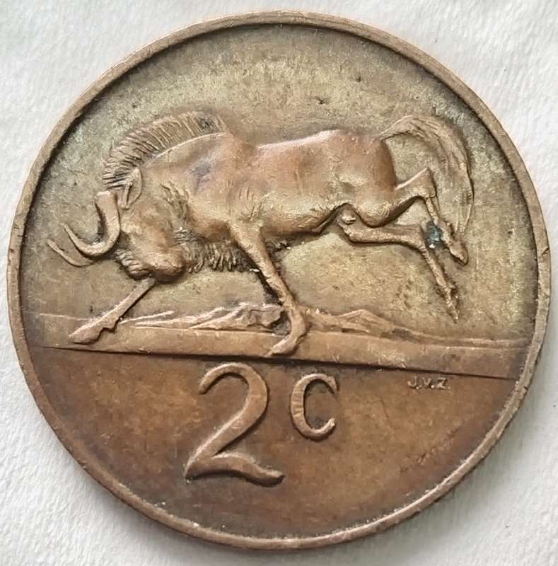 1965   2c   COIN   (Afrikaans)       SUN17827