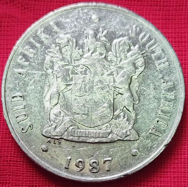 1987  20c   Coin     RSA           SUN17830
