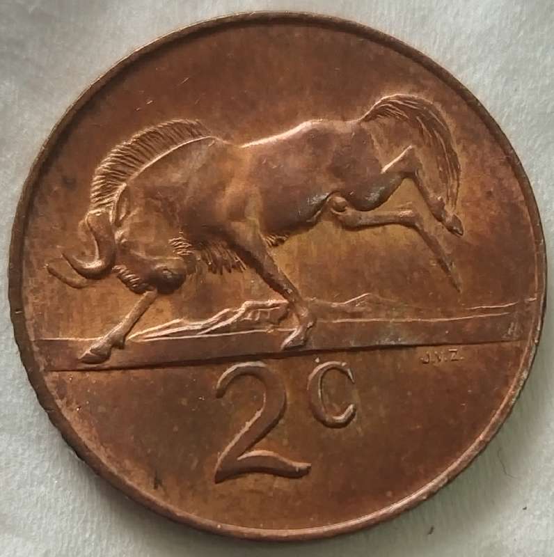 1965   2c   COIN   (Afrikaans)       SUN17832