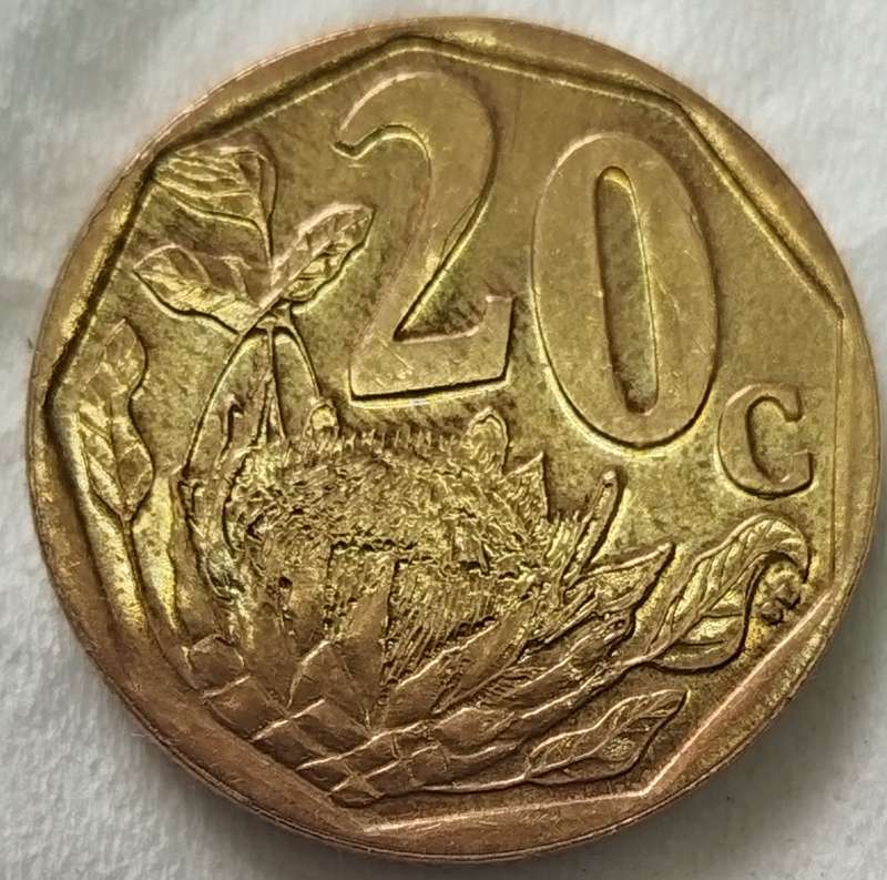 2008   20c   COIN  RSA                    SUN17834