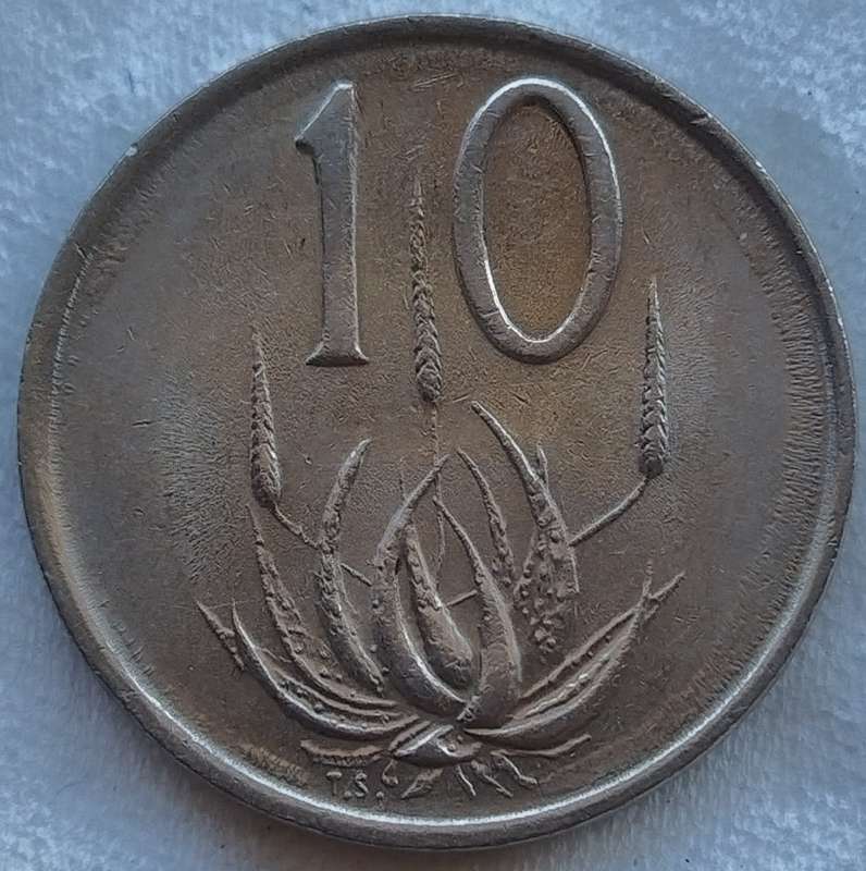 1988   10c   Coin   RSA             SUN17843