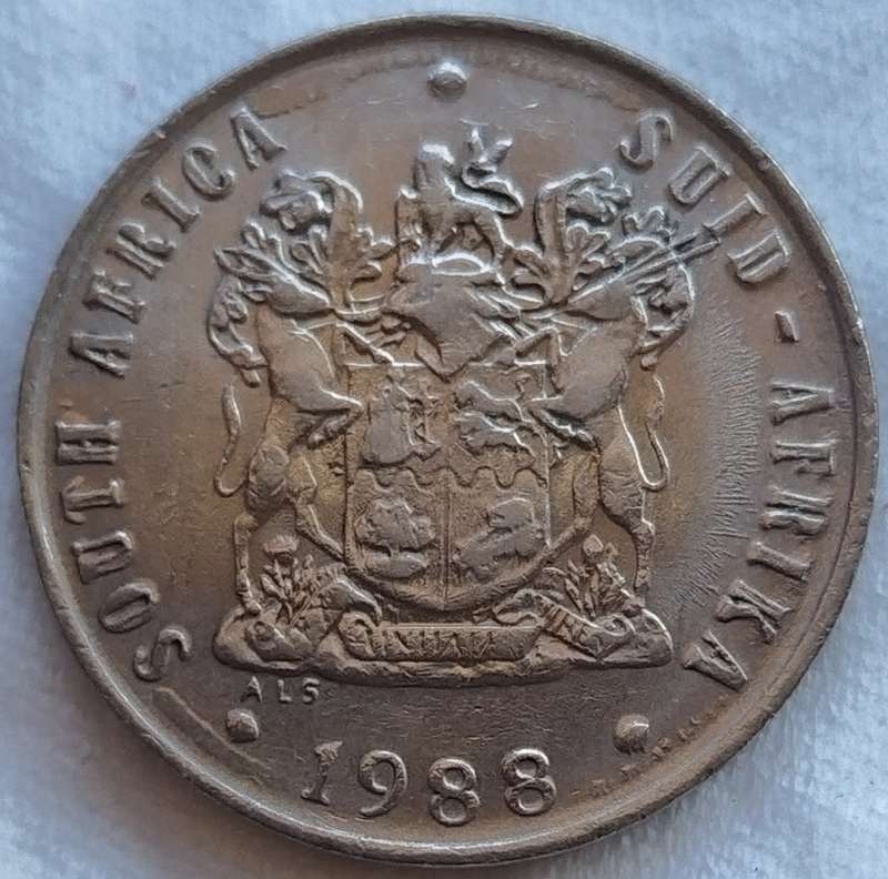 1988   10c   Coin   RSA             SUN17843