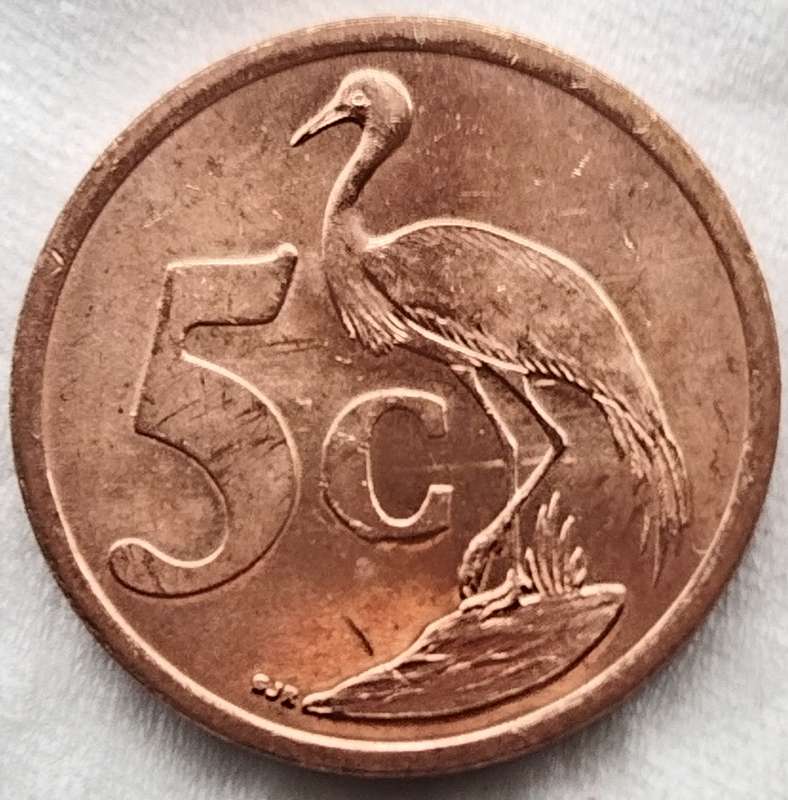 1999   5c   Coin        RSA        SUN17845