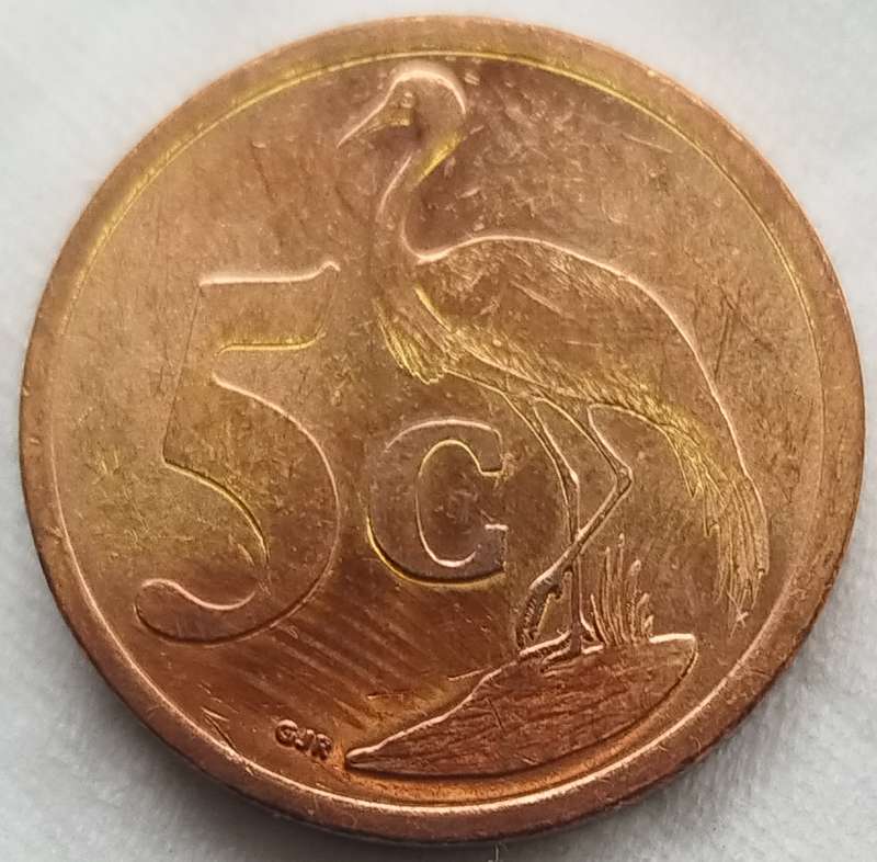 2008   5c   Coin        RSA        SUN17848