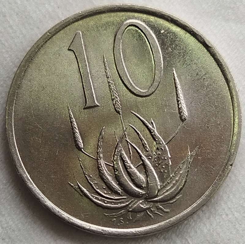1987   10c   Coin   RSA             SUN17851