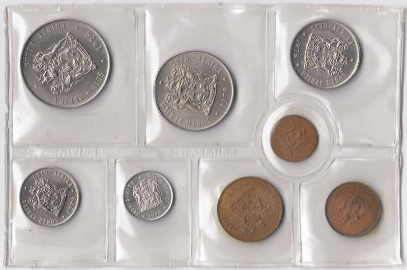 1978 MINT PACK UNC WITH 1/2 CENT COIN      1978-034