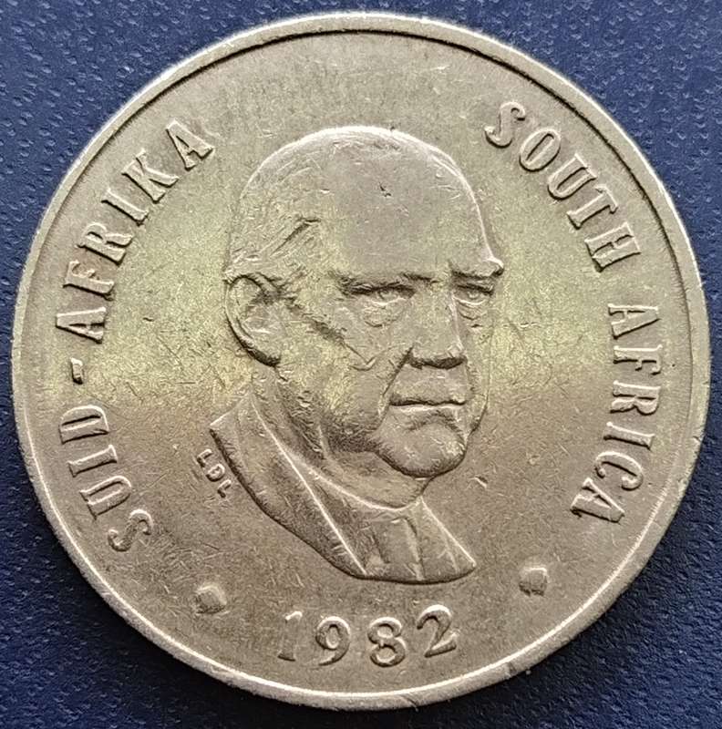 1982   20c   Coin   RSA             SUN17853