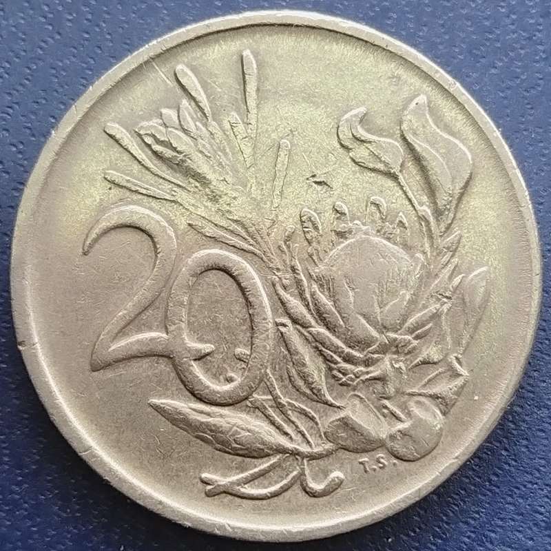 1982   20c   Coin   RSA             SUN17853