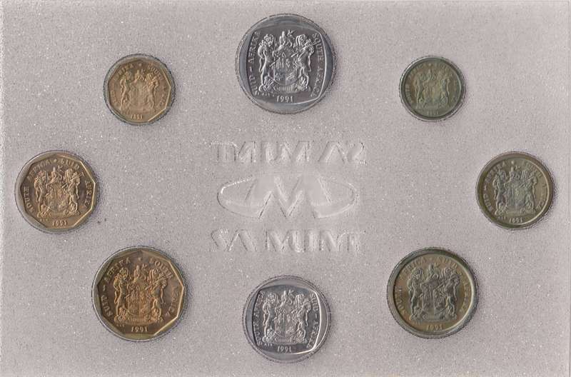 1991    SA Uncirculated Mint Pack -   SEALED     1991-037