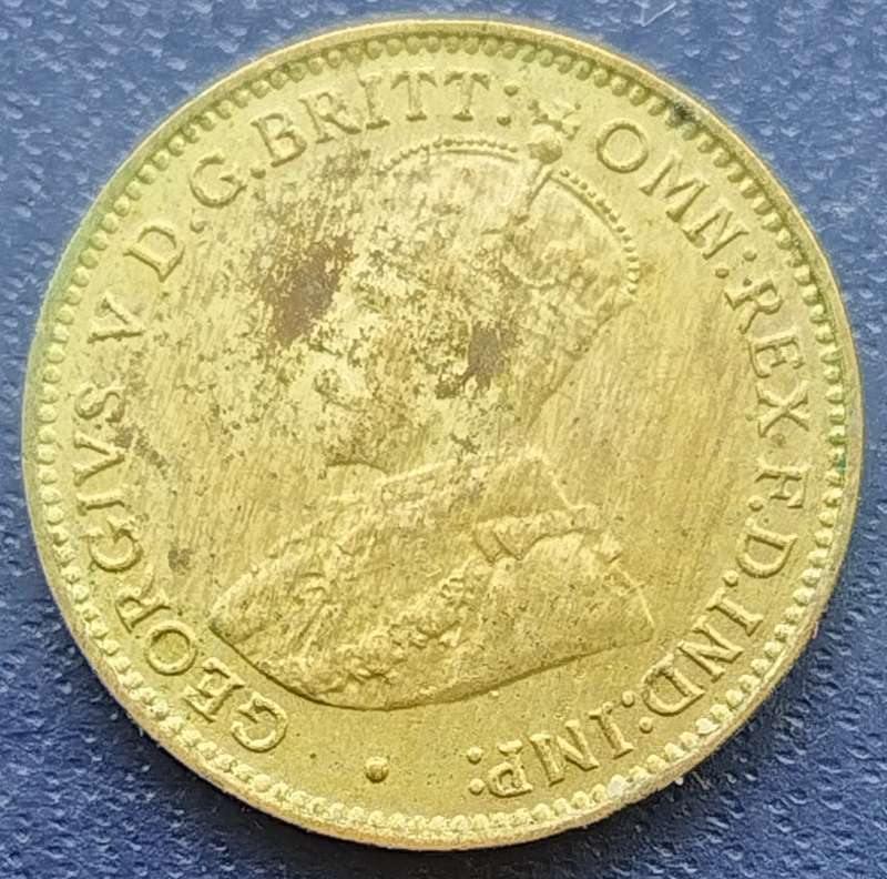1925   3 Pence - George V      British West Africa      SUN17860